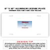 6 X 12 Full Size Aluminum License Plate for Cars and Trucks  Thumbnail