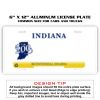 6 X 12 Full Size Aluminum License Plate for Cars and Trucks  Thumbnail