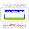 6 X 12 Full Size Aluminum License Plate for Cars and Trucks  Thumbnail