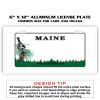 6 X 12 Full Size Aluminum License Plate for Cars and Trucks  Thumbnail