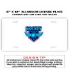 6 X 12 Full Size Aluminum License Plate for Cars and Trucks  Thumbnail