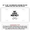 6 X 12 Full Size Aluminum License Plate for Cars and Trucks  Thumbnail