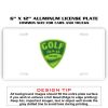 6 X 12 Full Size Aluminum License Plate for Cars and Trucks  Thumbnail