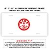 6 X 12 Full Size Aluminum License Plate for Cars and Trucks  Thumbnail