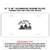 6 X 12 Full Size Aluminum License Plate for Cars and Trucks  Thumbnail