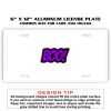 6 X 12 Full Size Aluminum License Plate for Cars and Trucks  Thumbnail
