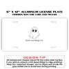 6 X 12 Full Size Aluminum License Plate for Cars and Trucks  Thumbnail