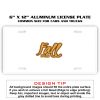 6 X 12 Full Size Aluminum License Plate for Cars and Trucks  Thumbnail