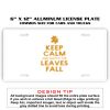 6 X 12 Full Size Aluminum License Plate for Cars and Trucks  Thumbnail
