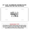 6 X 12 Full Size Aluminum License Plate for Cars and Trucks  Thumbnail
