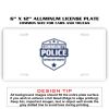 6 X 12 Full Size Aluminum License Plate for Cars and Trucks  Thumbnail