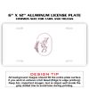 6 X 12 Full Size Aluminum License Plate for Cars and Trucks  Thumbnail
