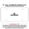 6 X 12 Full Size Aluminum License Plate for Cars and Trucks  Thumbnail