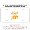 6 X 12 Full Size Aluminum License Plate for Cars and Trucks  Thumbnail
