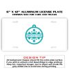 6 X 12 Full Size Aluminum License Plate for Cars and Trucks  Thumbnail