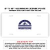 6 X 12 Full Size Aluminum License Plate for Cars and Trucks  Thumbnail