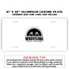 6 X 12 Full Size Aluminum License Plate for Cars and Trucks  Thumbnail