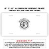 6 X 12 Full Size Aluminum License Plate for Cars and Trucks  Thumbnail