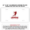 6 X 12 Full Size Aluminum License Plate for Cars and Trucks  Thumbnail