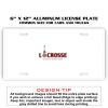 6 X 12 Full Size Aluminum License Plate for Cars and Trucks  Thumbnail