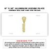 6 X 12 Full Size Aluminum License Plate for Cars and Trucks  Thumbnail
