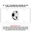 6 X 12 Full Size Aluminum License Plate for Cars and Trucks  Thumbnail