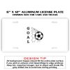 6 X 12 Full Size Aluminum License Plate for Cars and Trucks  Thumbnail