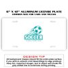 6 X 12 Full Size Aluminum License Plate for Cars and Trucks  Thumbnail