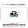 6 X 12 Full Size Aluminum License Plate for Cars and Trucks  Thumbnail
