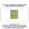 6 X 12 Full Size Aluminum License Plate for Cars and Trucks  Thumbnail