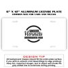 6 X 12 Full Size Aluminum License Plate for Cars and Trucks  Thumbnail