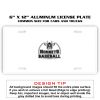 6 X 12 Full Size Aluminum License Plate for Cars and Trucks  Thumbnail