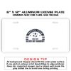 6 X 12 Full Size Aluminum License Plate for Cars and Trucks  Thumbnail