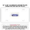 6 X 12 Full Size Aluminum License Plate for Cars and Trucks  Thumbnail