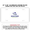 6 X 12 Full Size Aluminum License Plate for Cars and Trucks  Thumbnail