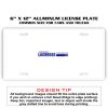 6 X 12 Full Size Aluminum License Plate for Cars and Trucks  Thumbnail