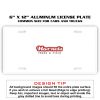 6 X 12 Full Size Aluminum License Plate for Cars and Trucks  Thumbnail
