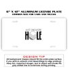 6 X 12 Full Size Aluminum License Plate for Cars and Trucks  Thumbnail