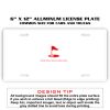 6 X 12 Full Size Aluminum License Plate for Cars and Trucks  Thumbnail