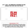 6 X 12 Full Size Aluminum License Plate for Cars and Trucks  Thumbnail