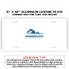 6 X 12 Full Size Aluminum License Plate for Cars and Trucks  Thumbnail