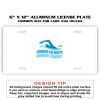 6 X 12 Full Size Aluminum License Plate for Cars and Trucks  Thumbnail