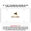 6 X 12 Full Size Aluminum License Plate for Cars and Trucks  Thumbnail