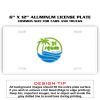 6 X 12 Full Size Aluminum License Plate for Cars and Trucks  Thumbnail