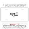 6 X 12 Full Size Aluminum License Plate for Cars and Trucks  Thumbnail