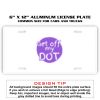 6 X 12 Full Size Aluminum License Plate for Cars and Trucks  Thumbnail