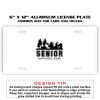 6 X 12 Full Size Aluminum License Plate for Cars and Trucks  Thumbnail