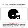 6 X 12 Full Size Aluminum License Plate for Cars and Trucks  Thumbnail