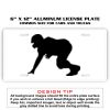 6 X 12 Full Size Aluminum License Plate for Cars and Trucks  Thumbnail
