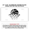 6 X 12 Full Size Aluminum License Plate for Cars and Trucks  Thumbnail